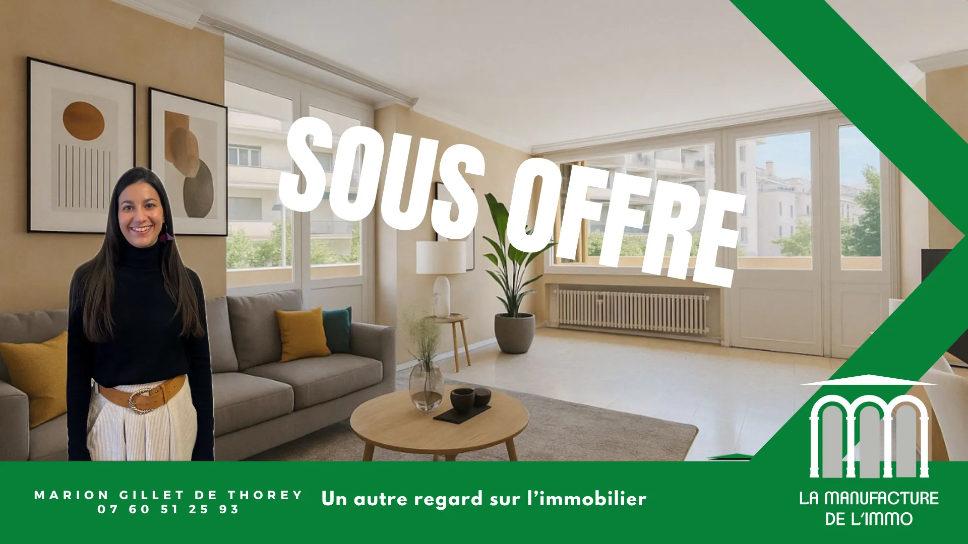Appartement F5 à Saint-Étienne dans résidence de standing avec garage et balcon