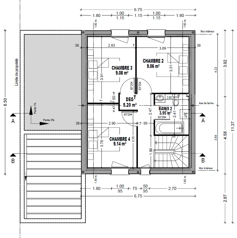 Maison neuve T5 à Beignon – Opportunité rare de résidence moderne 