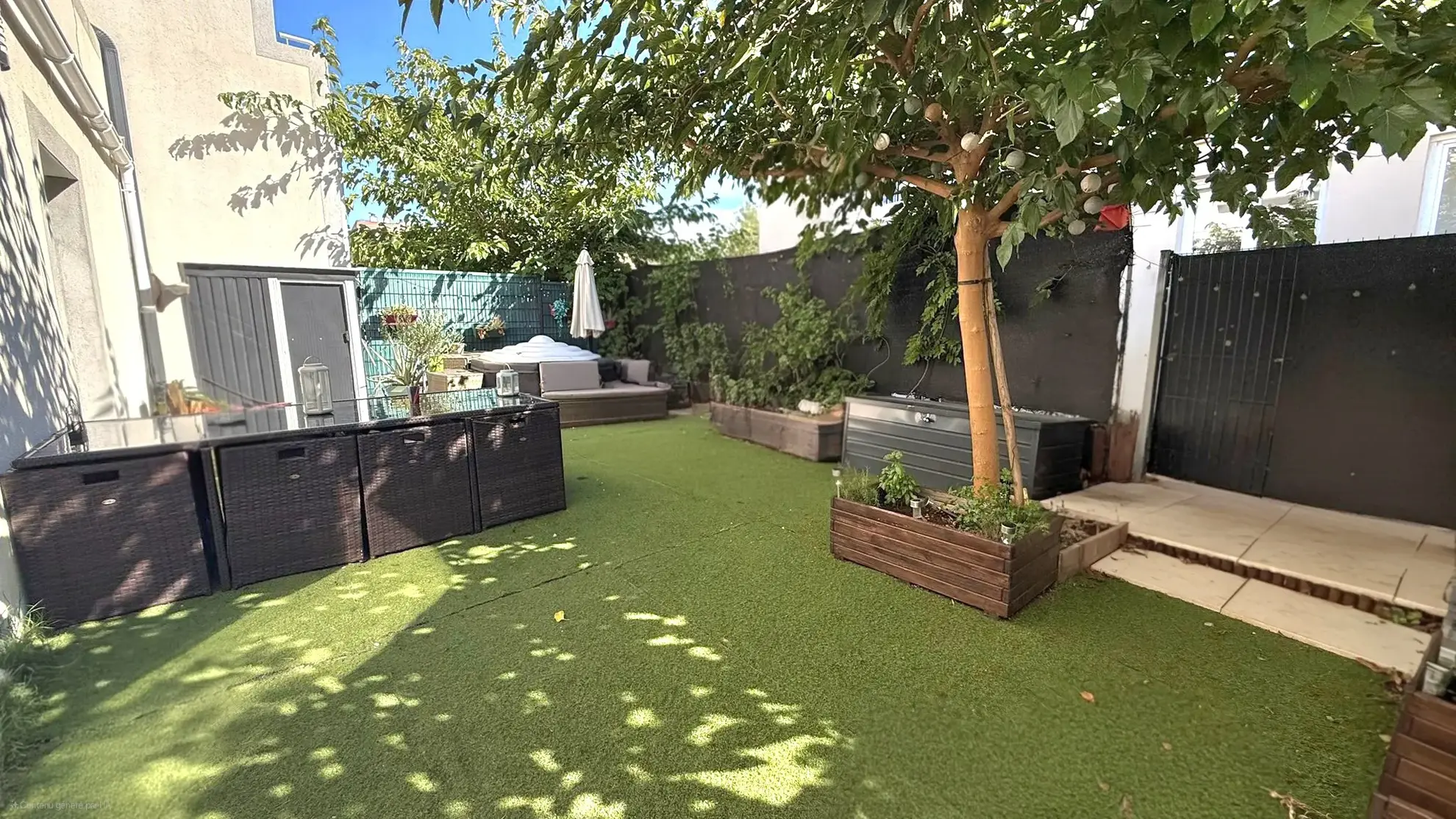 Appartement T3 avec jardin et parking à Martigues Jonquières 