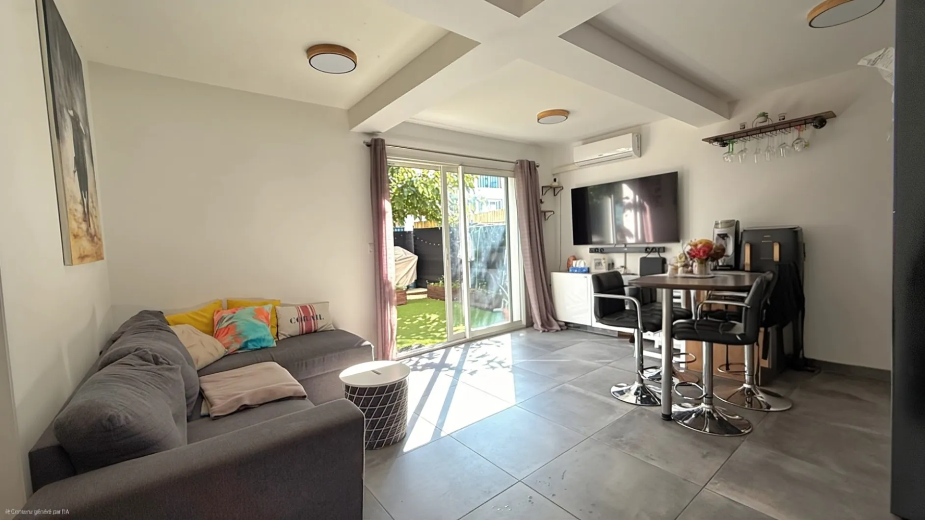 Appartement T3 avec jardin et parking à Martigues Jonquières 