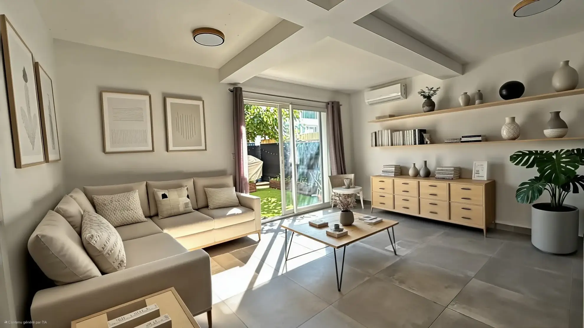 Appartement T3 avec jardin et parking à Martigues Jonquières 