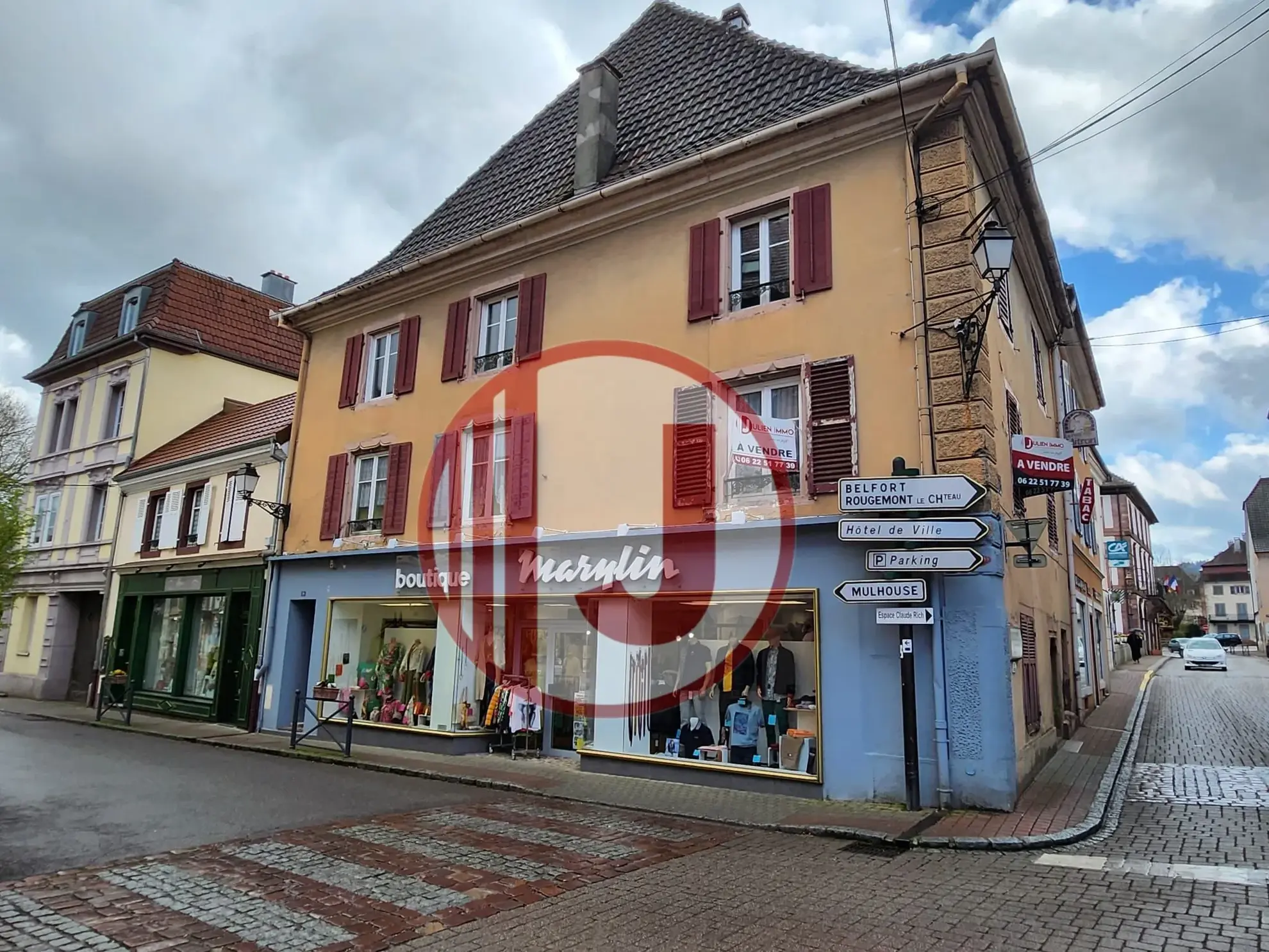 Immeuble de rapport rénové à Masevaux avec rendement de 10 %