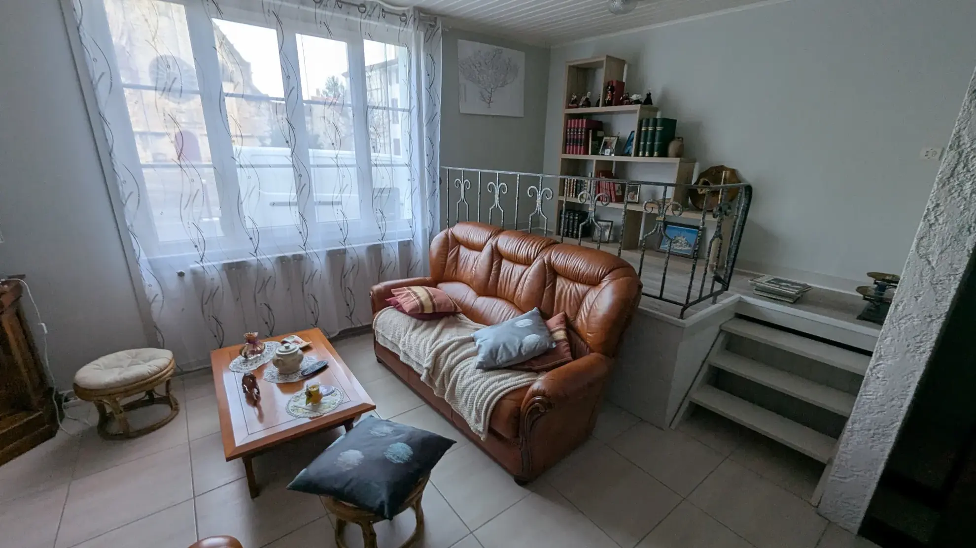 Maison de village à Magne avec 4 chambres, garage et cour proche commodités 