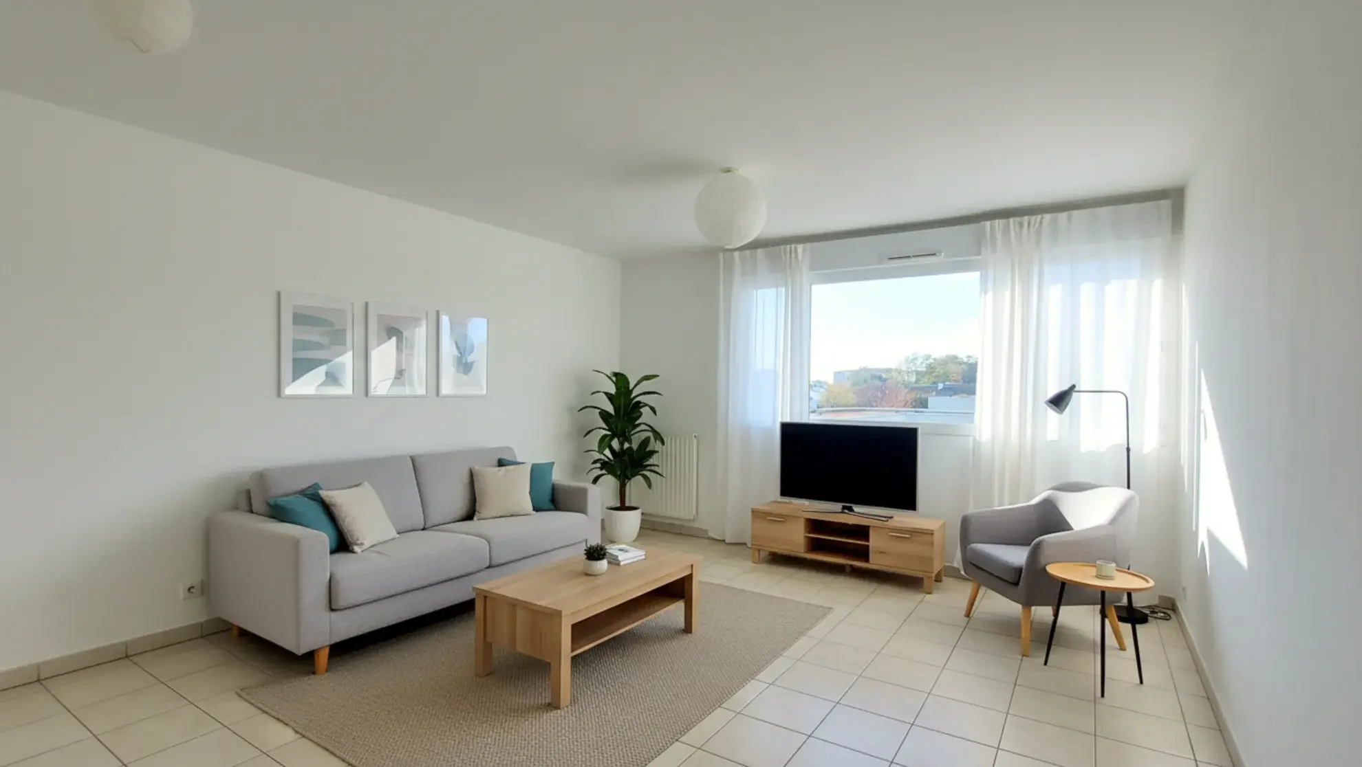 Appartement T2 récent avec parking à Nantes, dernier étage - Vieux Doulon