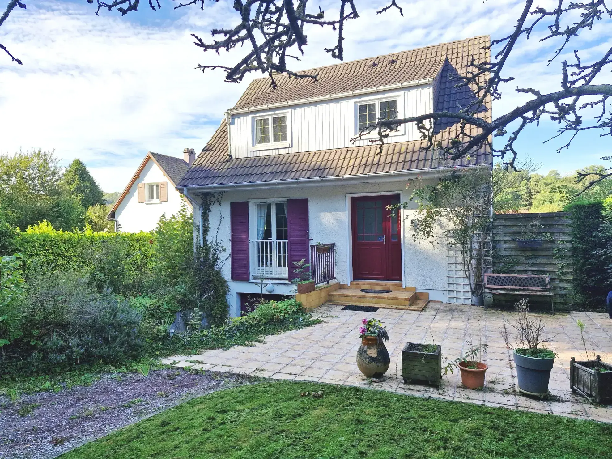 Maison 3 chambres avec sous-sol complet à Saint Aubin Sur Scie proche mer