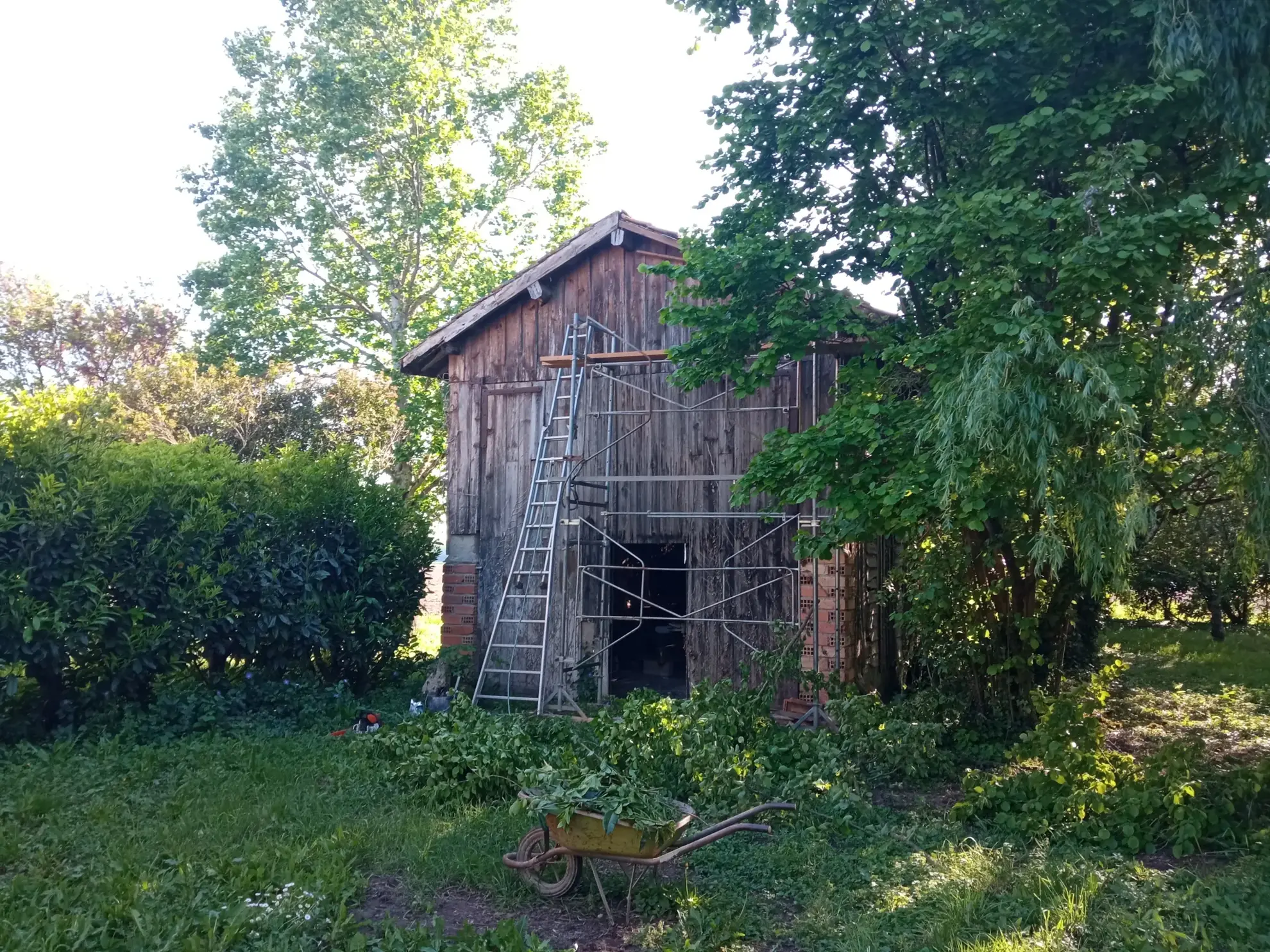 Maison à rénover avec grand terrain à Couthure-sur-Garonne - Projet de 130 m² habitables
