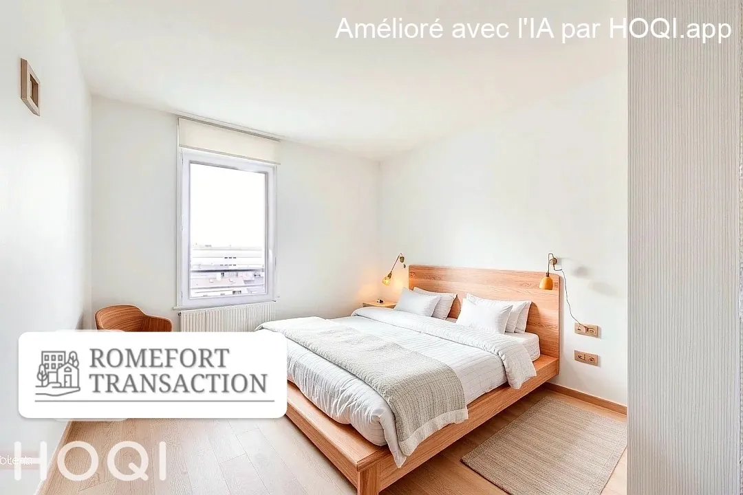 Appartement T2 de 42,85 m² avec terrasse et parking à Nantes Ronde Point de Paris 