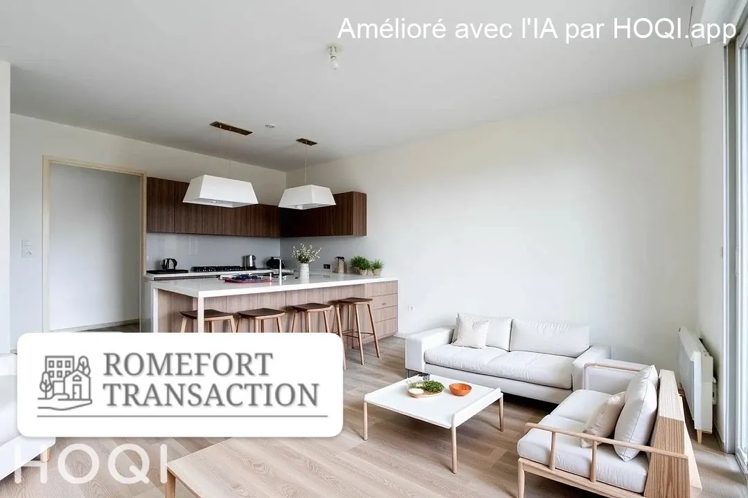 Appartement T2 de 42,85 m² avec terrasse et parking à Nantes Ronde Point de Paris 