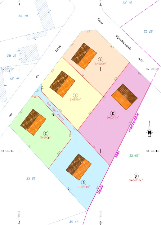 Terrains constructibles plats à Saint-Priest-Bramefant - Opportunité rare
