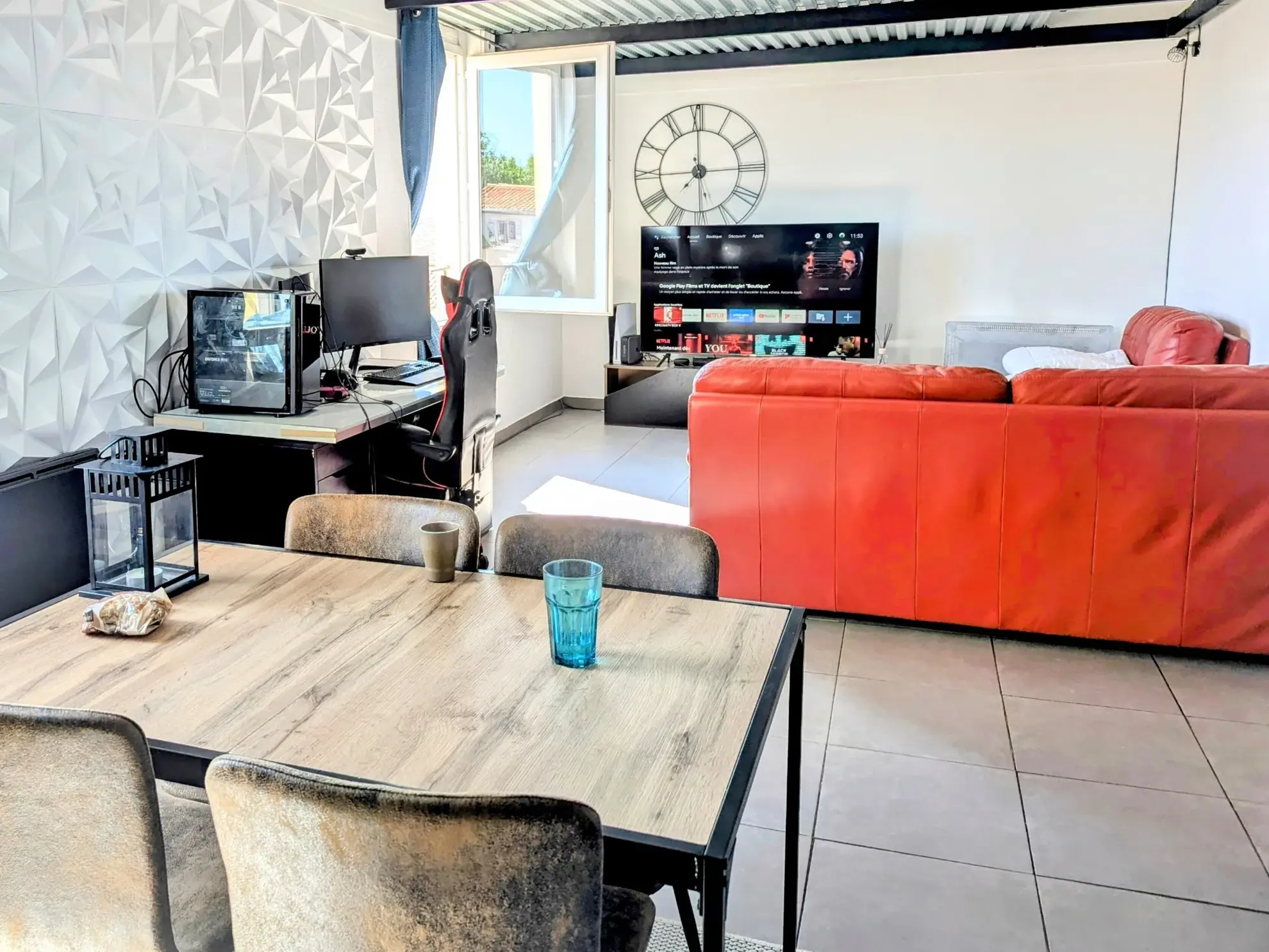 Bel appartement 3 pièces avec mezzanine et vue sur Narbonne