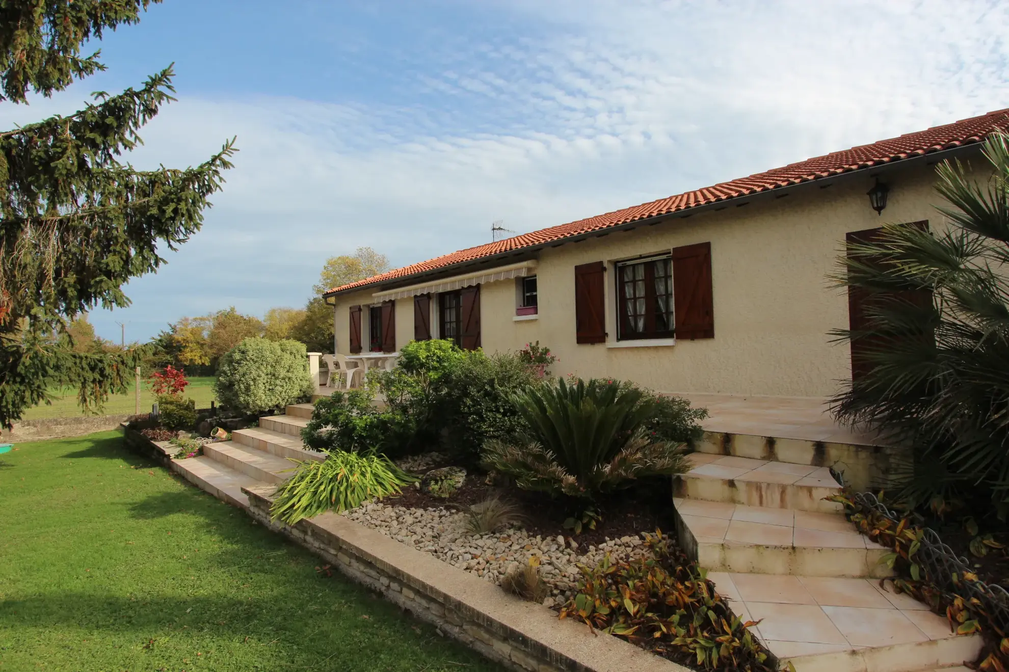 Belle maison jumelée de 3/4 pièces avec jardin à Wittelsheim 