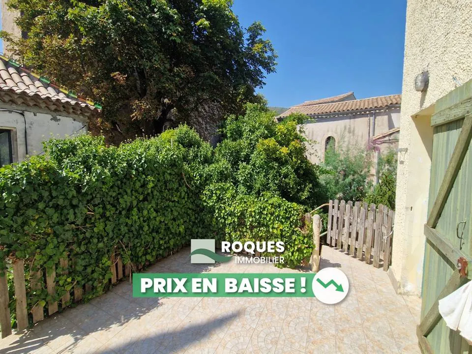 Maison de village à vendre à Lavalette, 107 m², à rénover avec jardin et terrasse