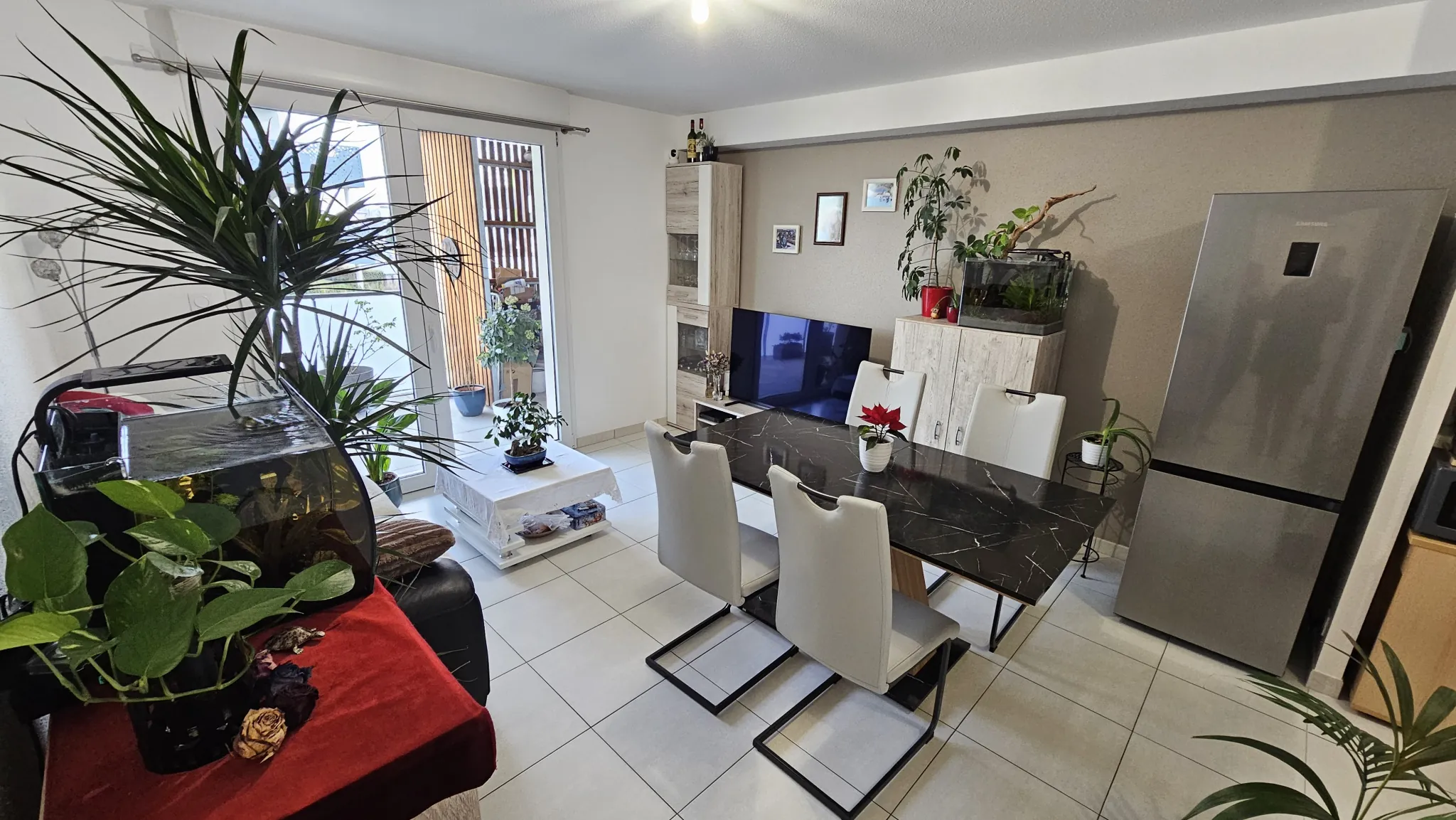 Achat appartement F2 récent à Sierentz avec terrasse et garage 
