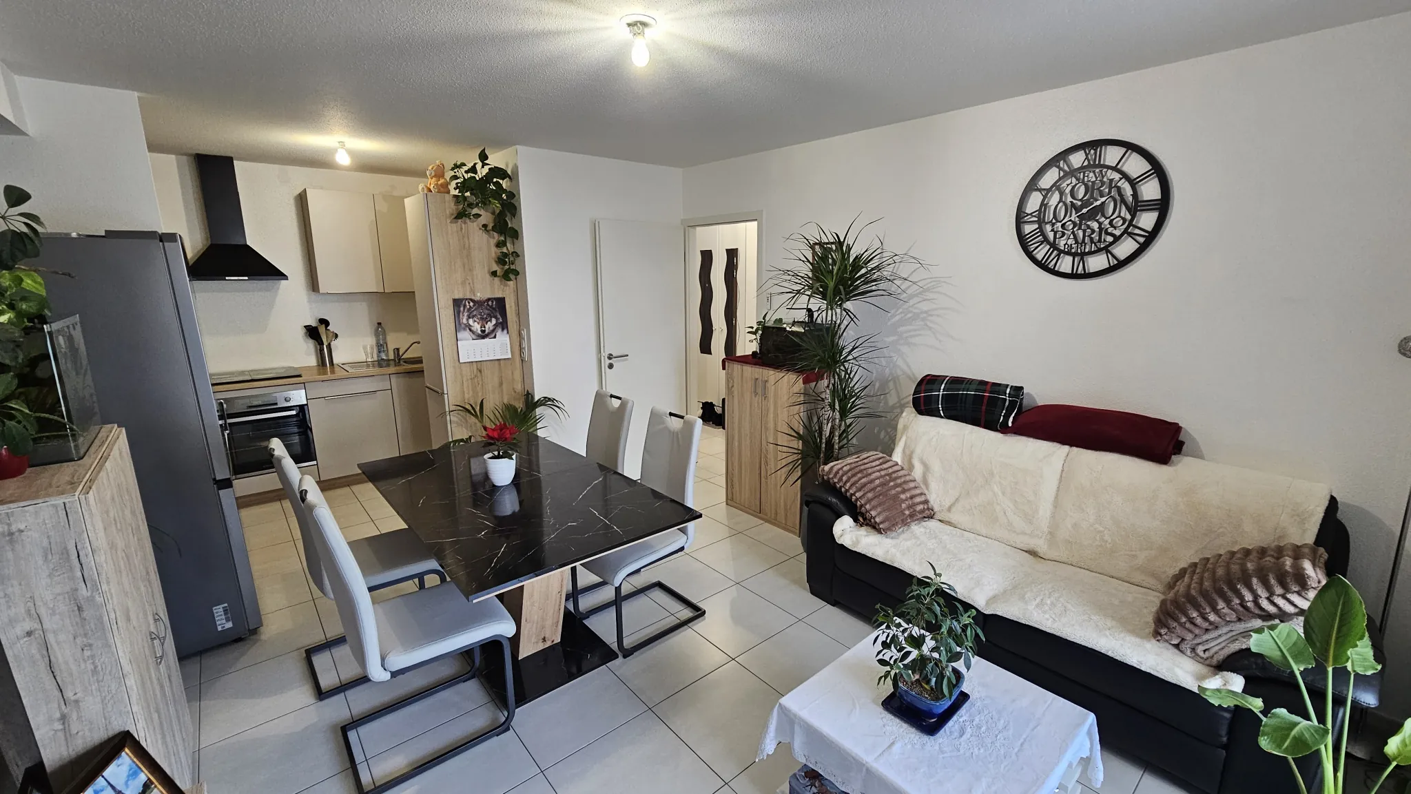 Achat appartement F2 récent à Sierentz avec terrasse et garage 