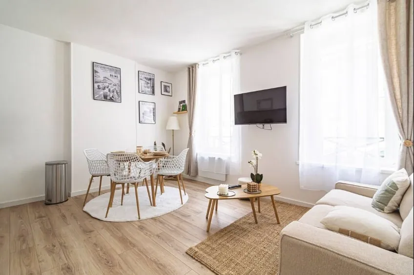 Appartement T2 meublé à vendre à Reims, secteur Jean Jaurès / Cernay 