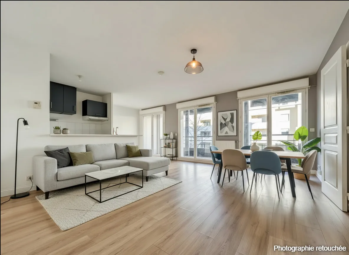 Appartement T2 avec loggia et parking sécurisé à Bordeaux Ravezies