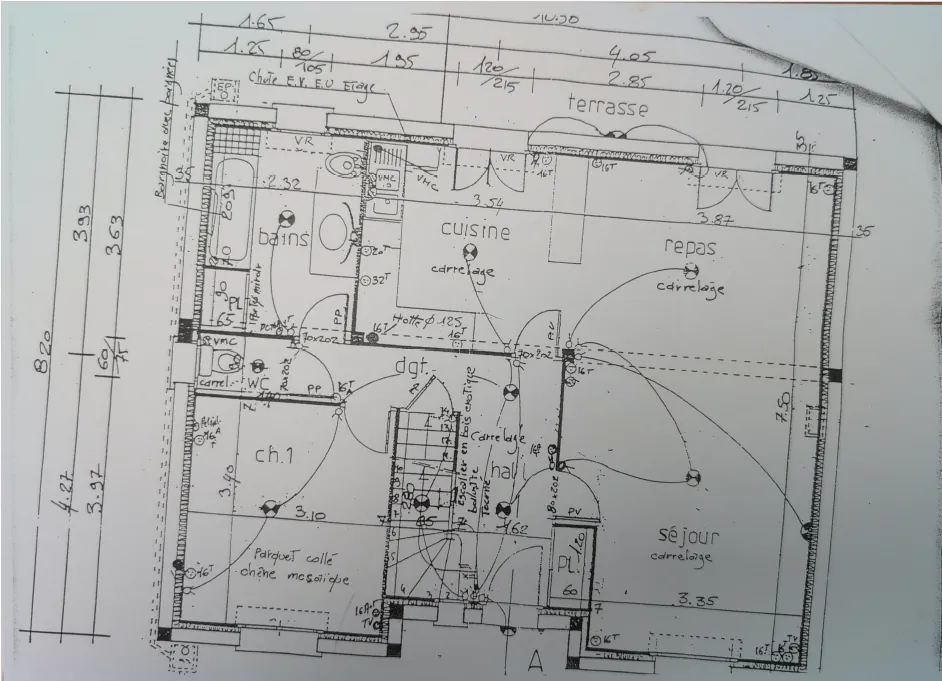 Maison 6 pièces à Guer centre-ville - 107 m² avec sous-sol et terrasse 