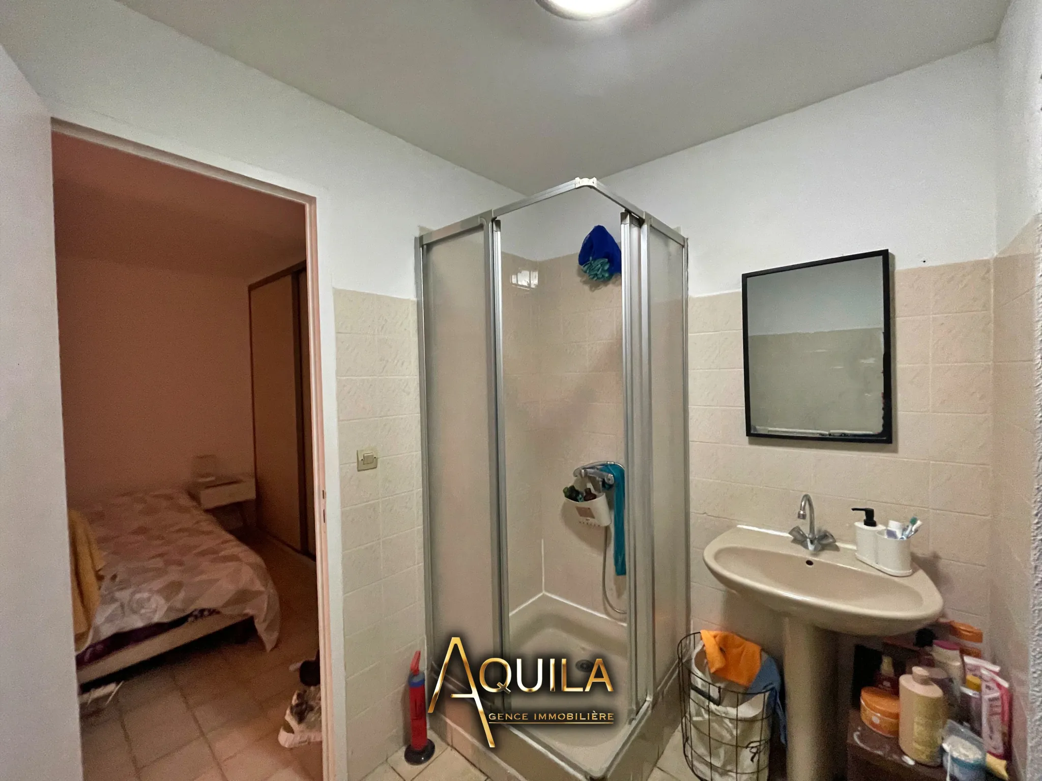 Appartement T1 calme avec balcon à Serignan, idéal pour investissement ou première acquisition 