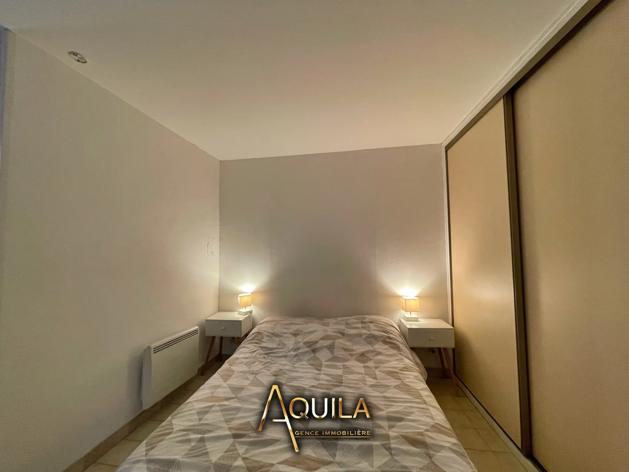 Appartement T1 calme avec balcon à Serignan, idéal pour investissement ou première acquisition 