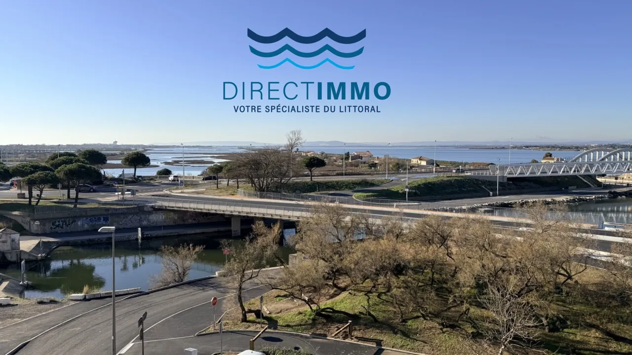 Appartement F2 avec Loggia et Parking à Carnon-Plage – Vue Étangs