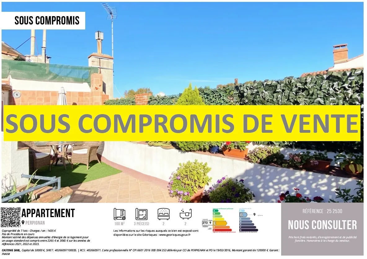 Appartement duplex avec terrasse au cœur de Perpignan - Belle opportunité