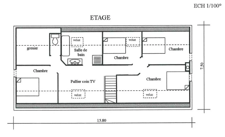 Maison contemporaine en ossature bois avec 4 chambres à Saint Malo de Beignon 