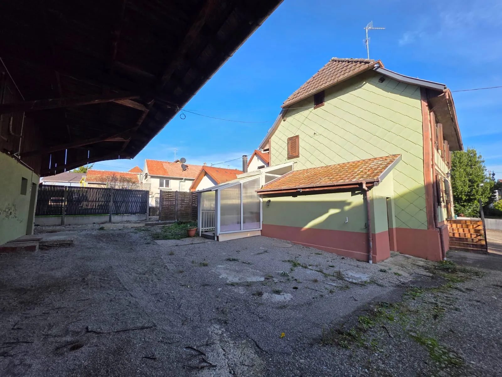 Maison alsacienne à Galfingue avec jardin et dépendance à vendre