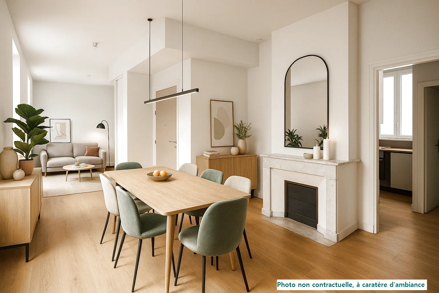 Appartement F3 rénové avec caves et galetas à Millau