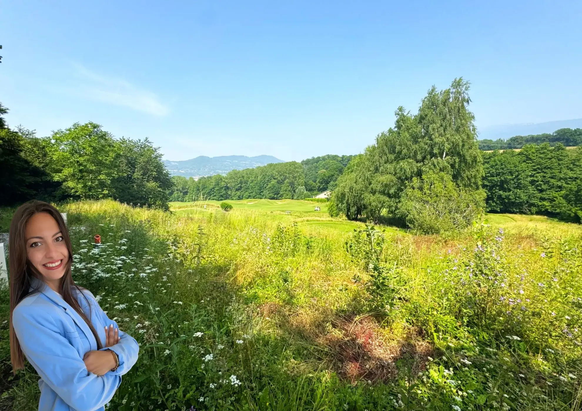 Terrain à bâtir de 596 m² à Haute-Jarrie avec vue panoramique sur le Golf