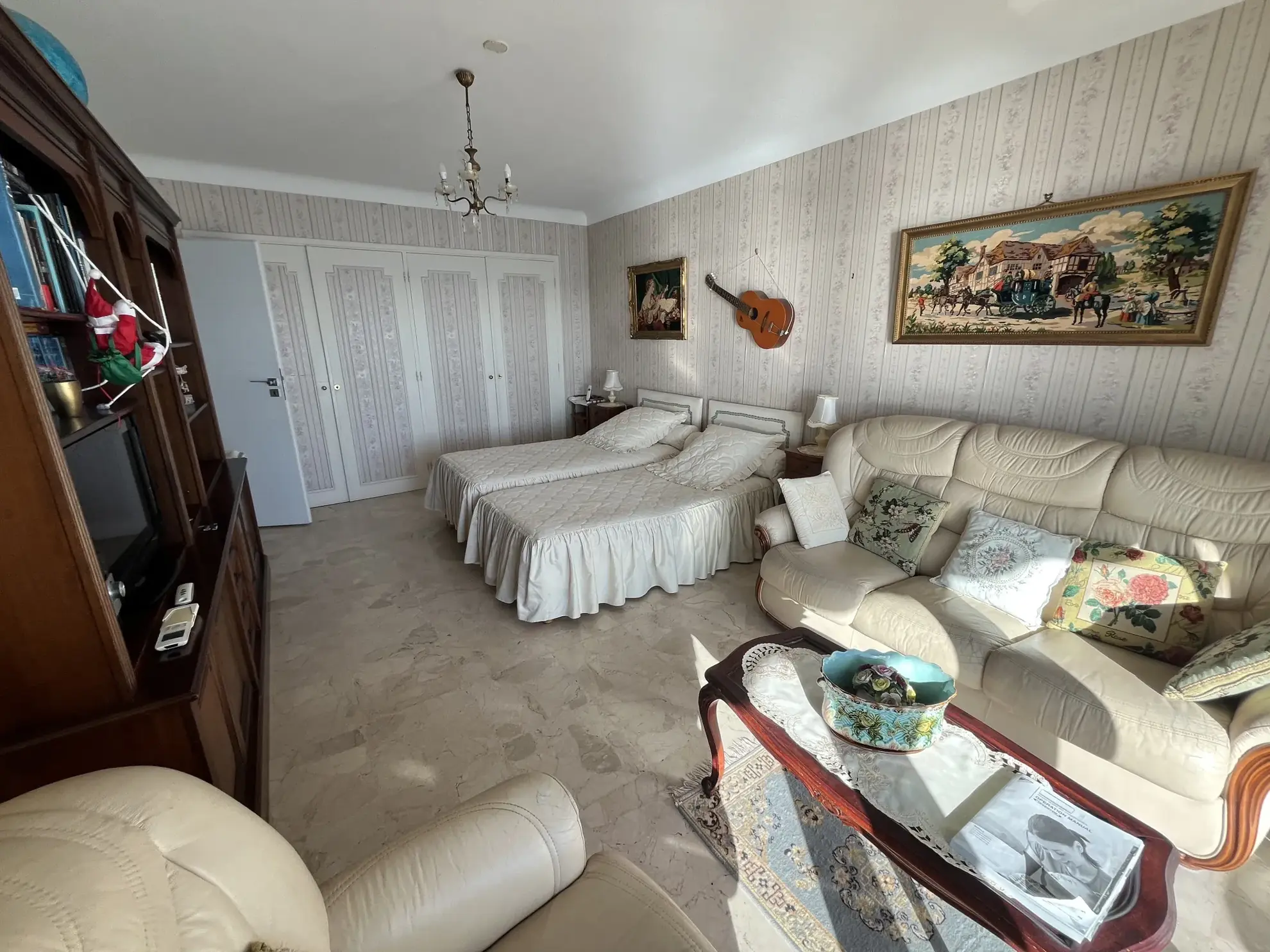 Studio avec vue imprenable sur la mer à Roquebrune Cap Martin 