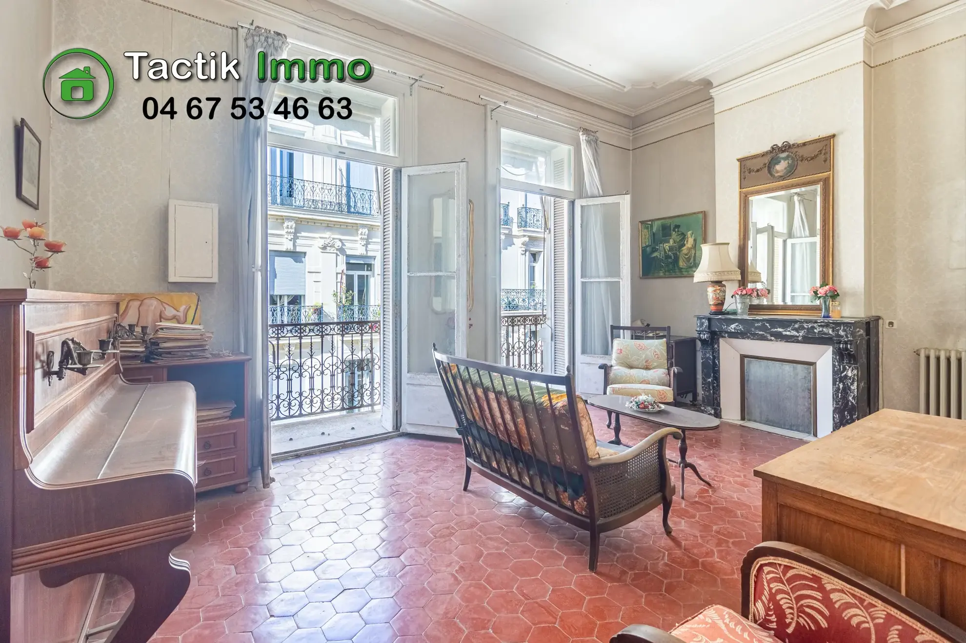 Appartement 4 pièces à vendre à Sète, centre-ville avec balcon