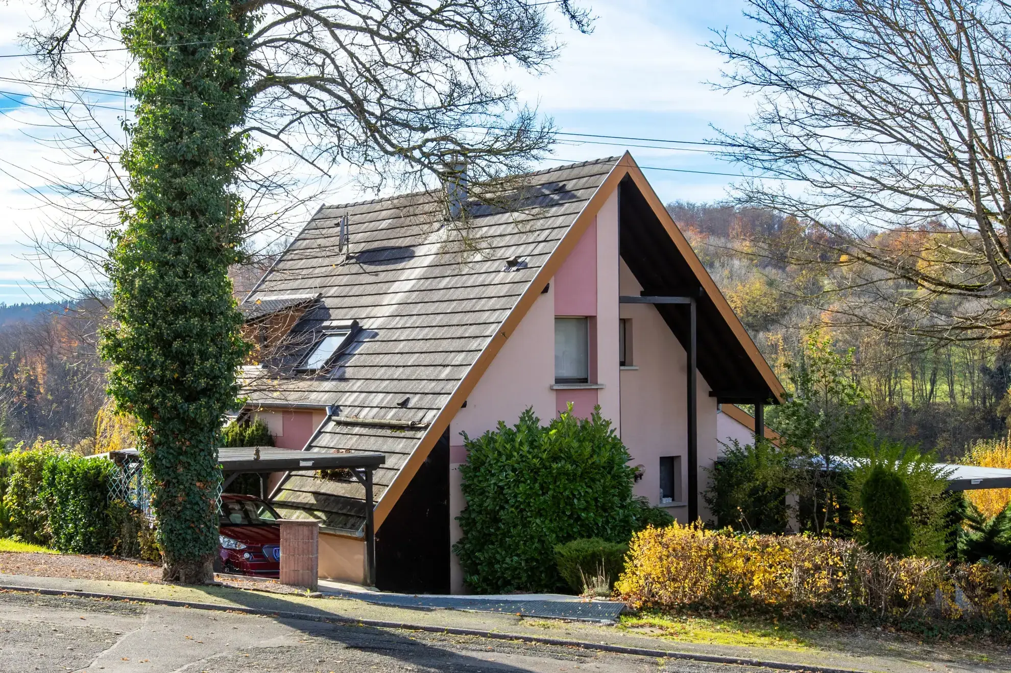 Maison à vendre à Bendorf avec piscine, jardin, vue panoramique dans le Sundgau