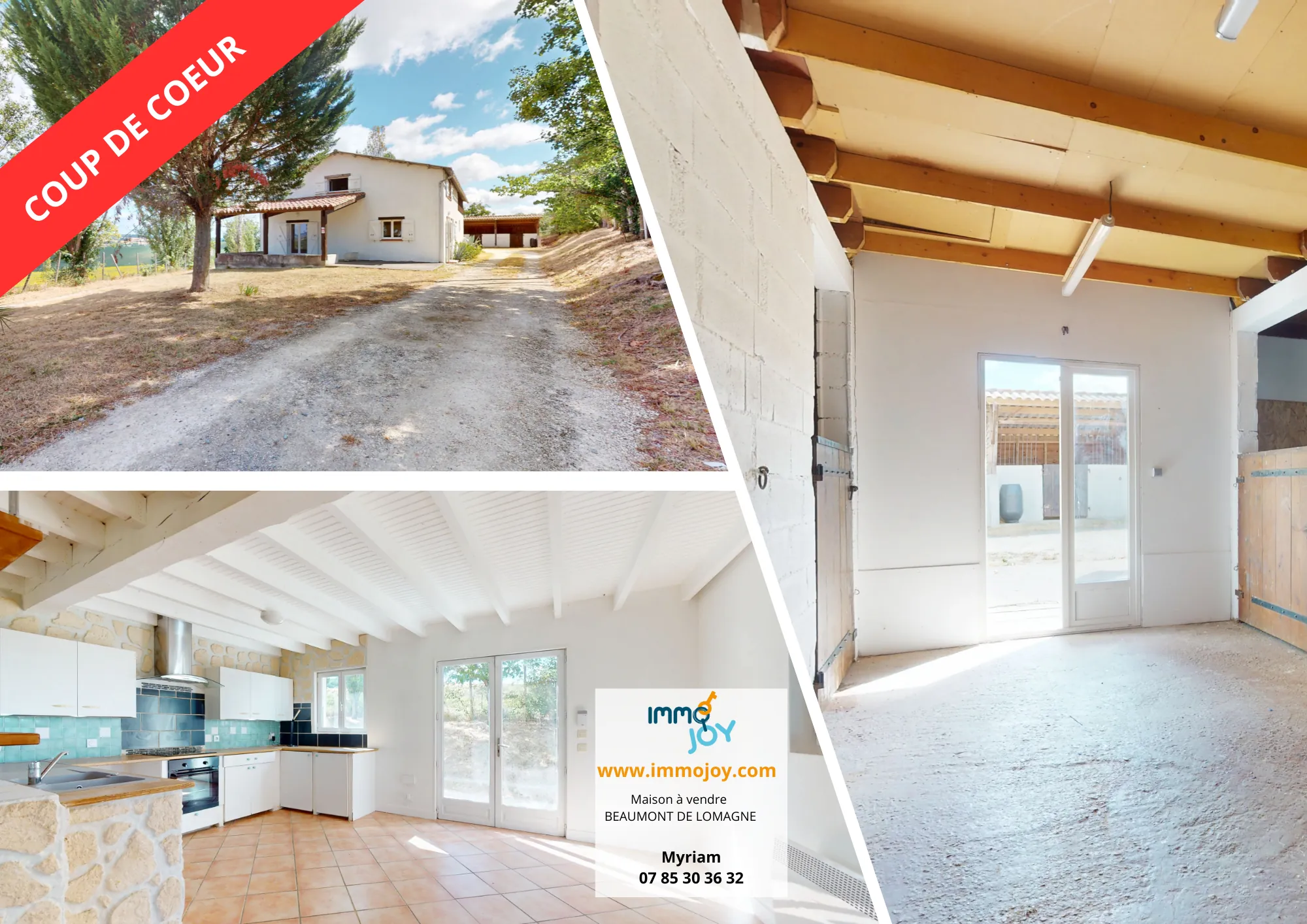 Maison avec installations équestres à vendre à Beaumont-de-Lomagne 