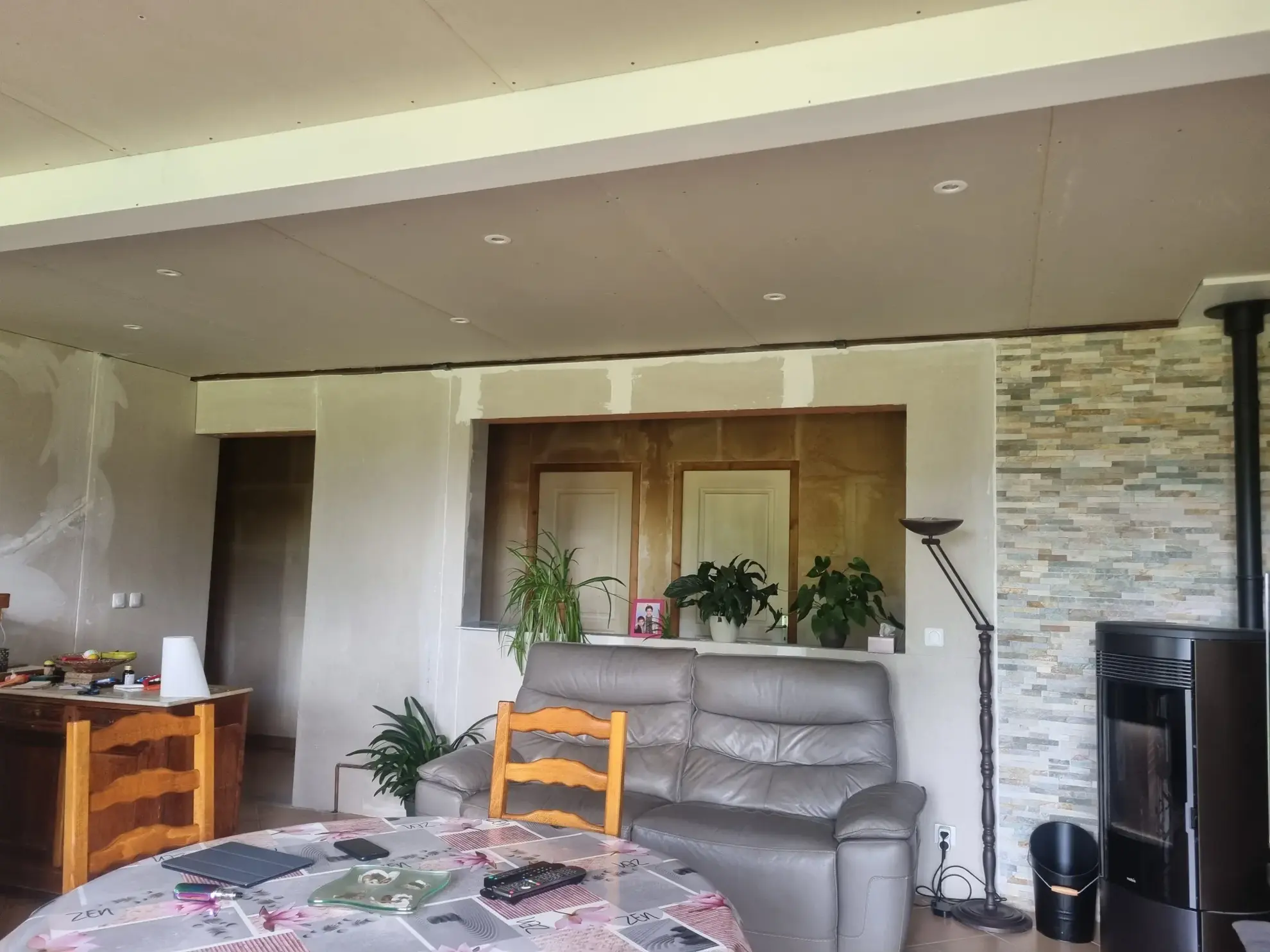 Maison à vendre à Bazas avec grand jardin et extension à terminer 