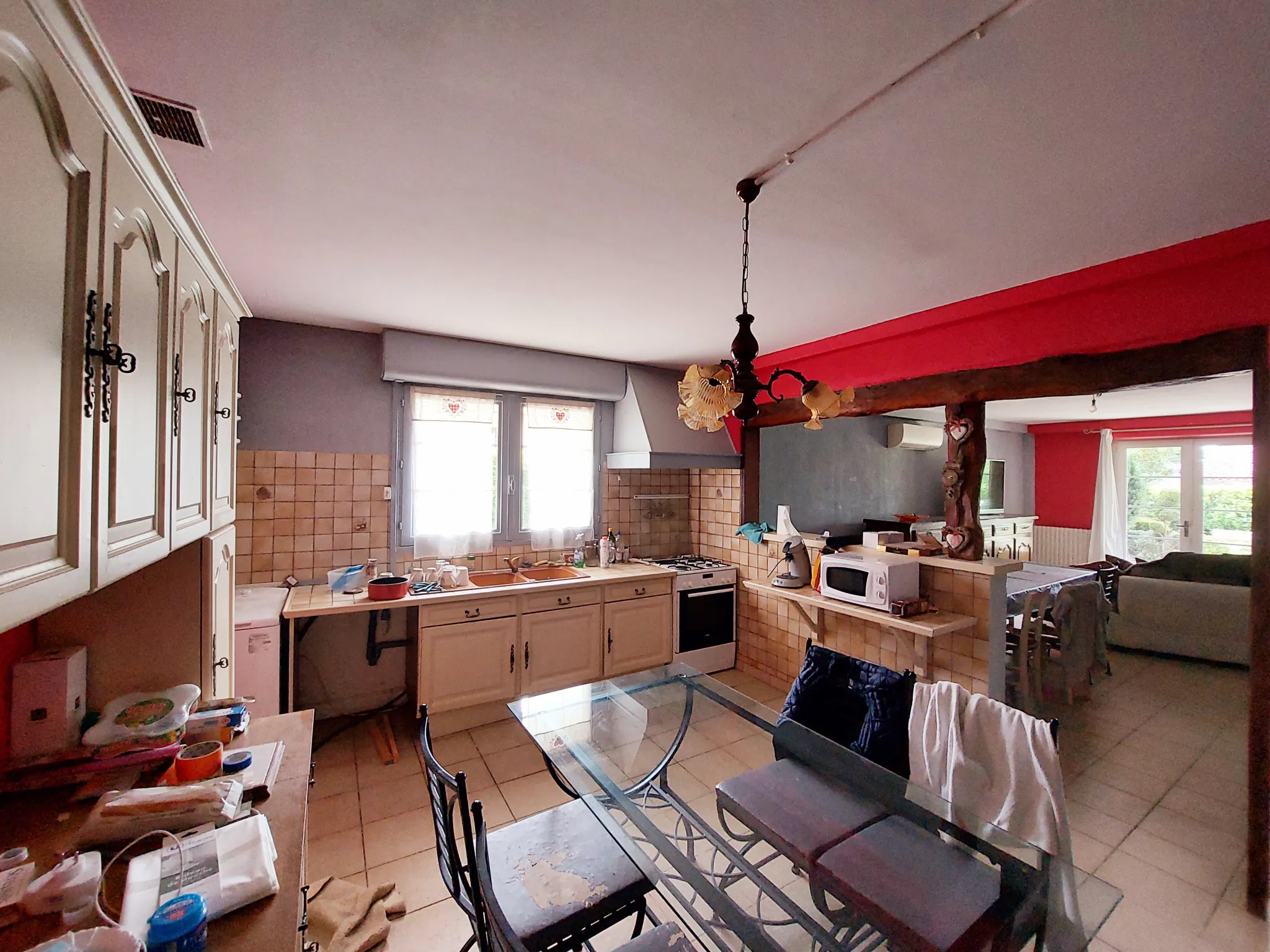 Maison 168 m² avec 2 logements, jardin, garages à La Réole 