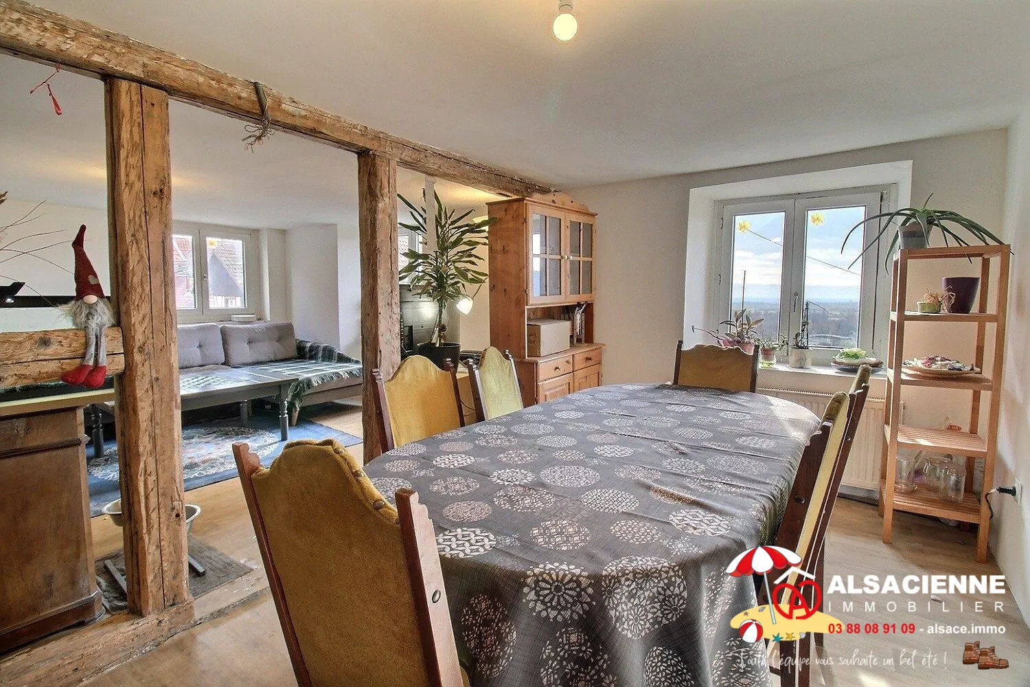 Maison de village avec vue panoramique à Itterswiller - Rénovation partielle