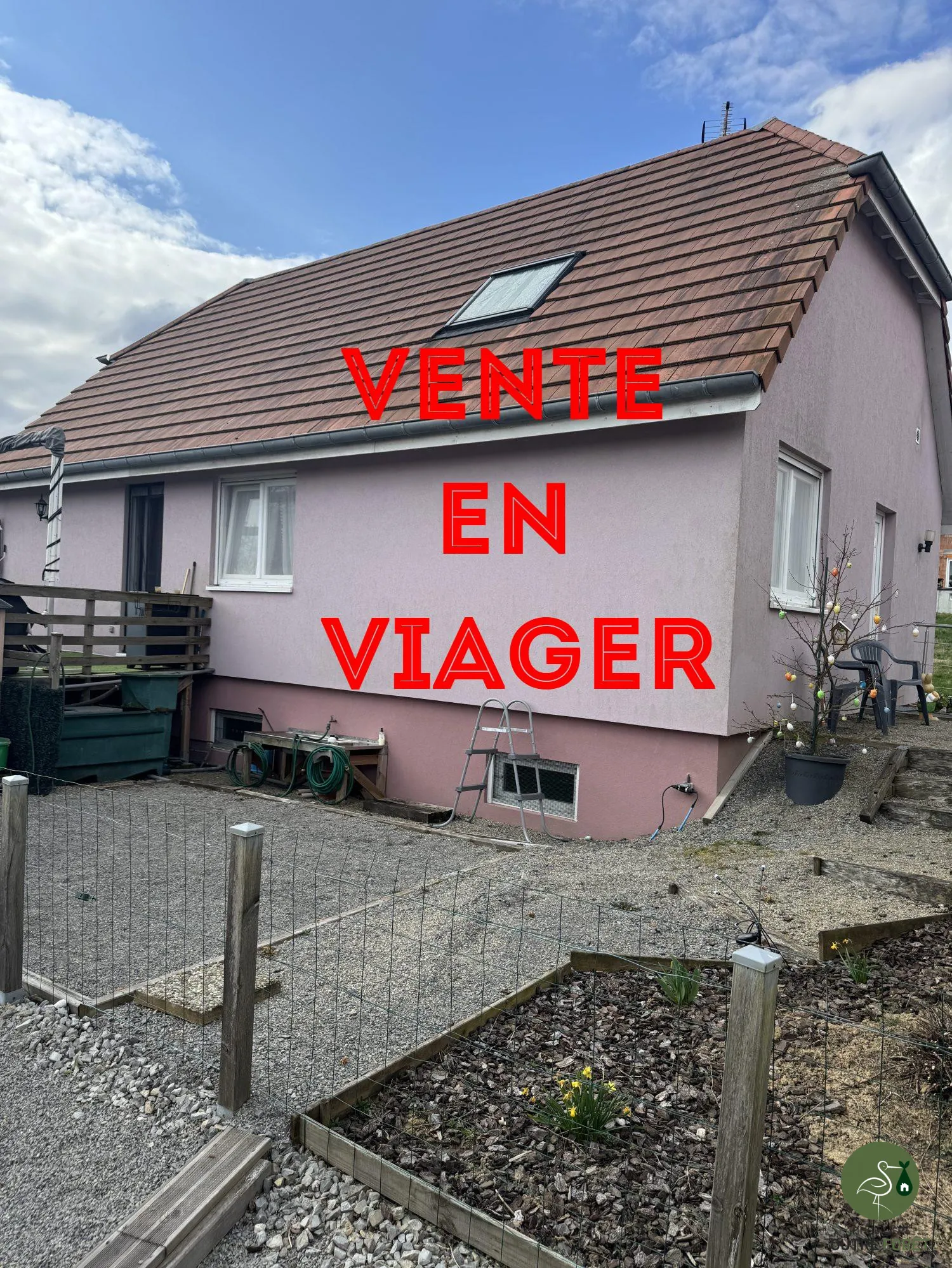 Maison en viager à Lobsann (67250) avec garage et emplacement privilégié