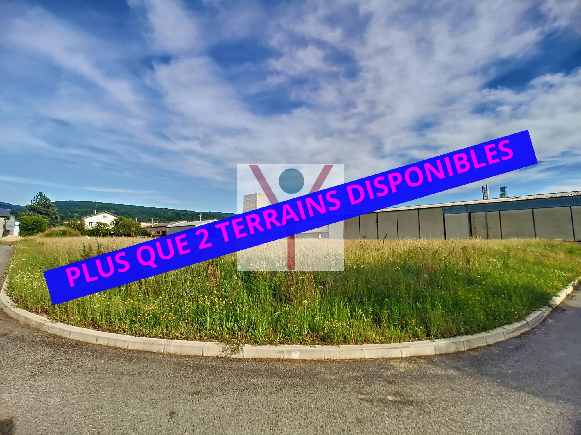 Terrains professionnels à vendre à Saint Jean Le Vieux en zone UX