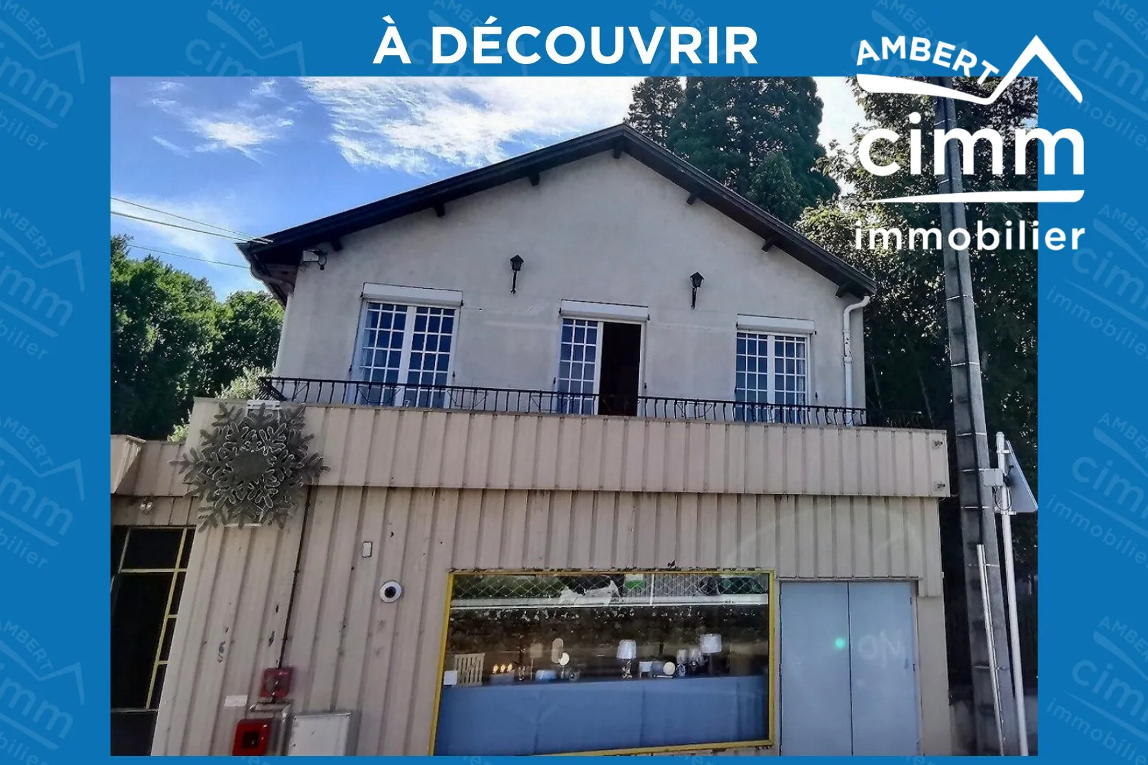 Bel appartement T5 avec terrasse en plein centre d'Ambert à vendre