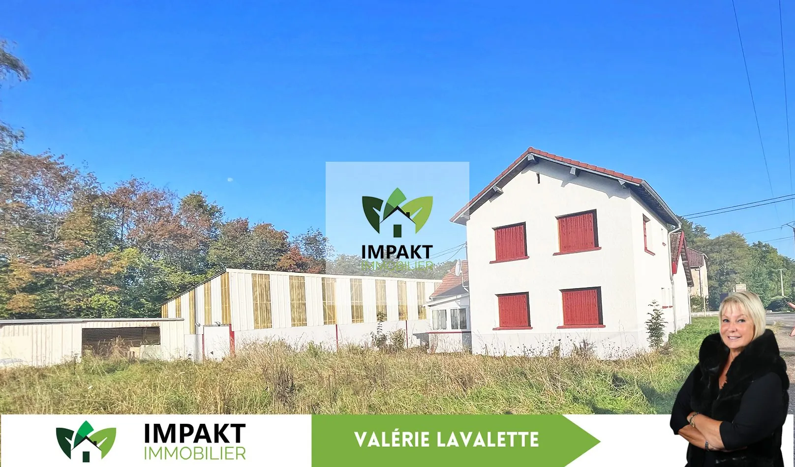 Maison à rénover avec grand garage et terrain à Ronchamp