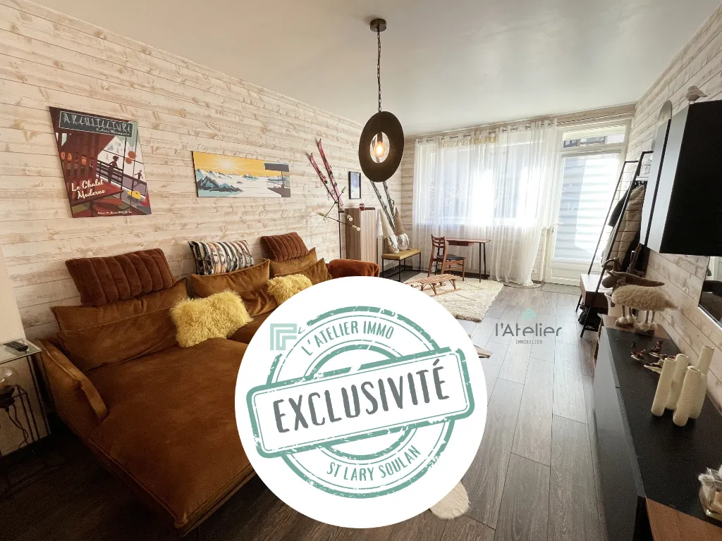 Charmant T2 cabine rénové au cœur de Saint-Lary — Idéal résidence ou location