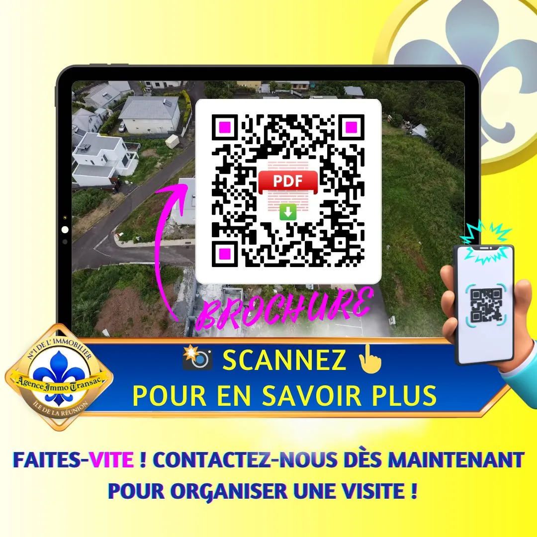 Terrain viabilisé à vendre à La Montagne avec frais de notaire faibles 