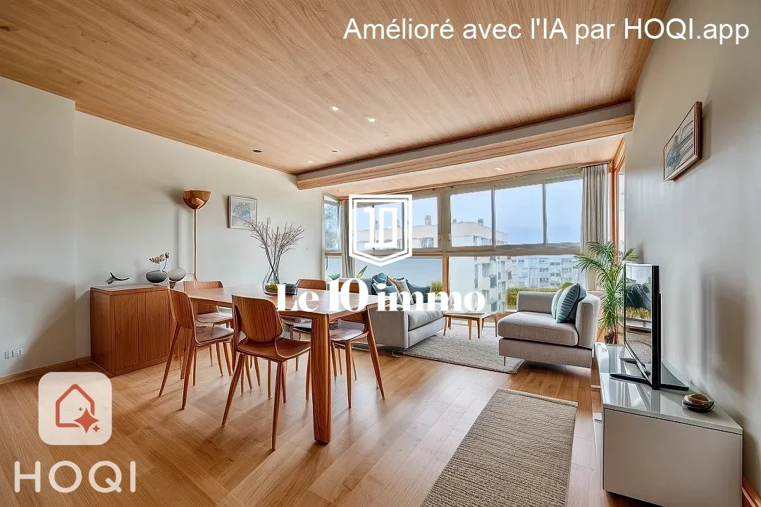 idée salon contemporain Superbe appartement T5 de 84 m² à Cholet avec cave et parking privé
