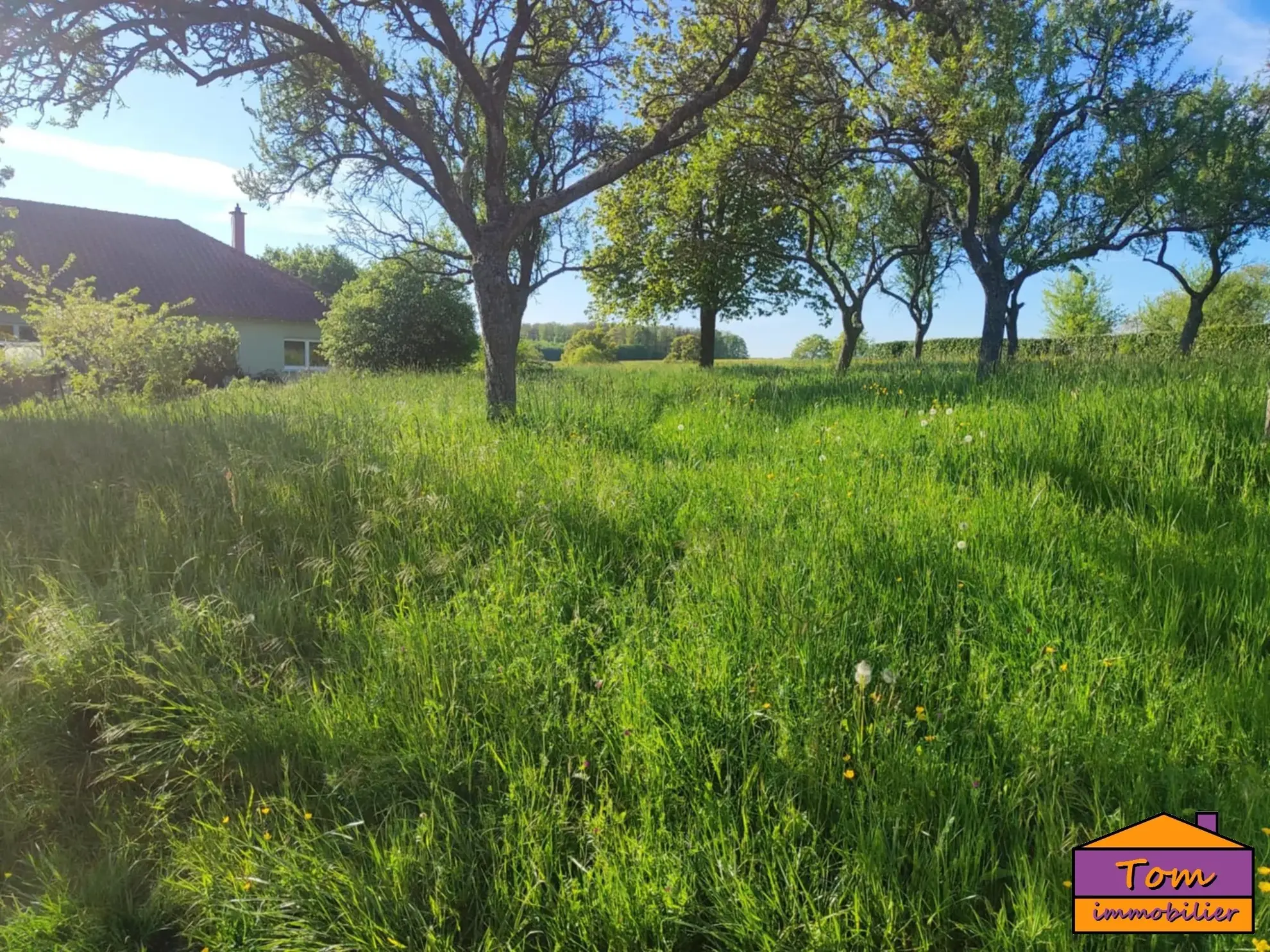 Terrain constructible de 1700 m² à Eschviller avec vue dégagée 