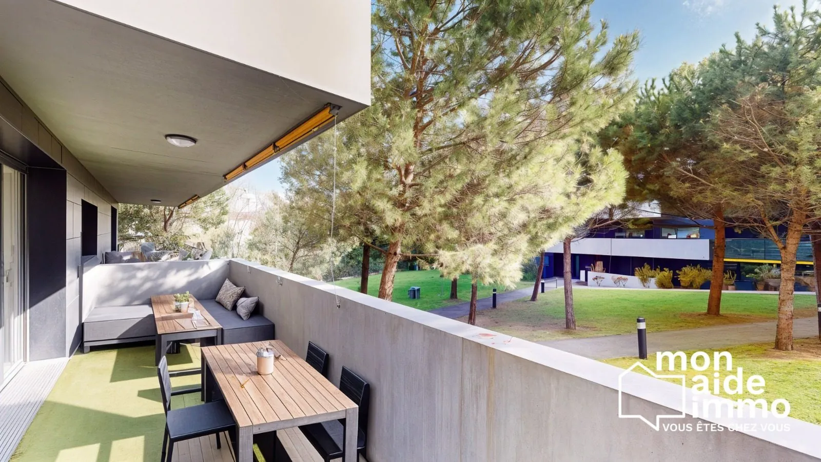 Appartement T3 de 62 m² avec terrasse et parking à Bordeaux-Cenon