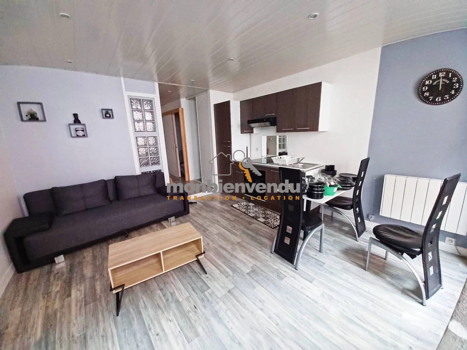 Appartement T1 bis à vendre à Aurillac - 31m² avec coin nuit 