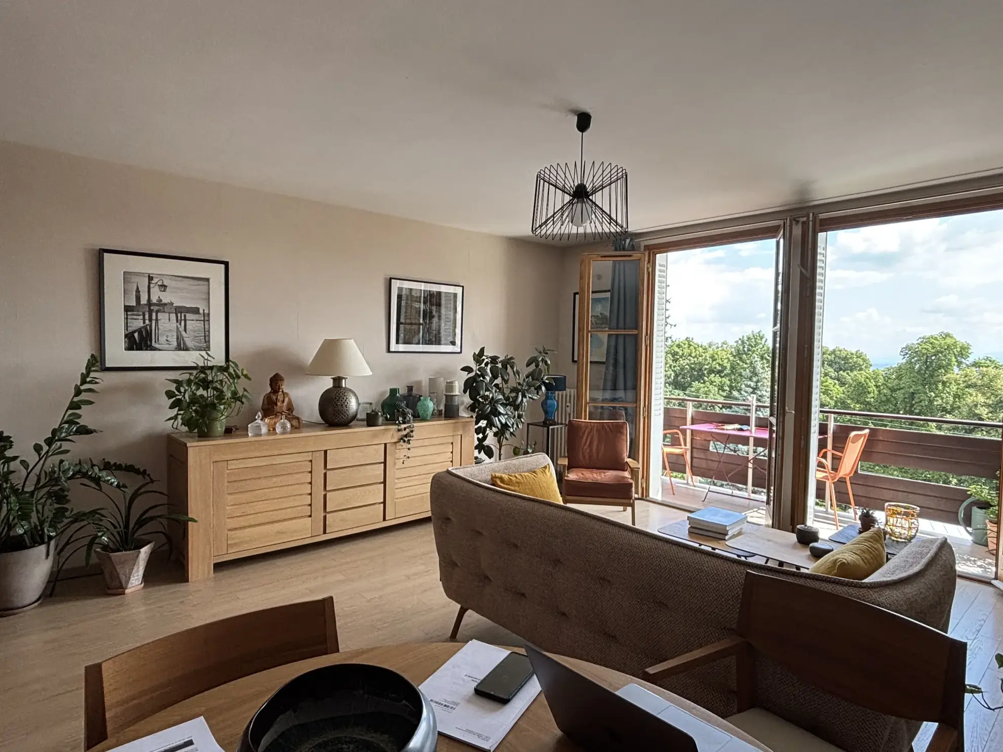Appartement à vendre à Chamalieres avec balcon, cave et garage - 87,93 m² rénové