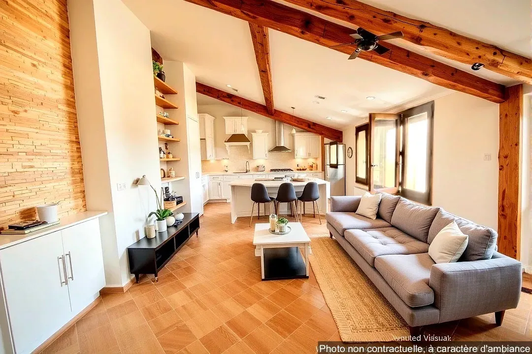 Appartement spacieux de 96 m2 avec terrasse dans l’Écusson à Nîmes