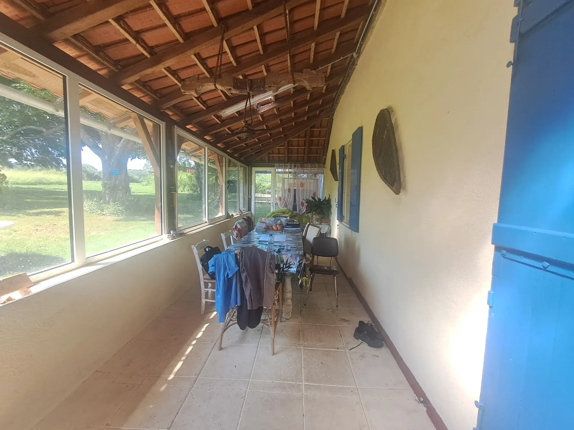 Maison en pierre en viager occupé avec piscine et grand terrain à Villeneuve-sur-Lot 