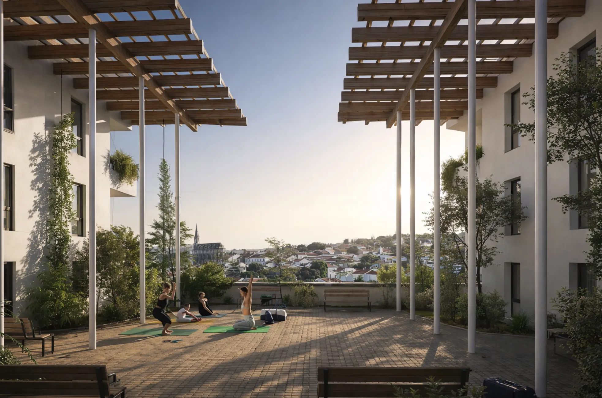 Appartement T4 lumineux avec terrasse à Béziers - Résidence moderne et conviviale